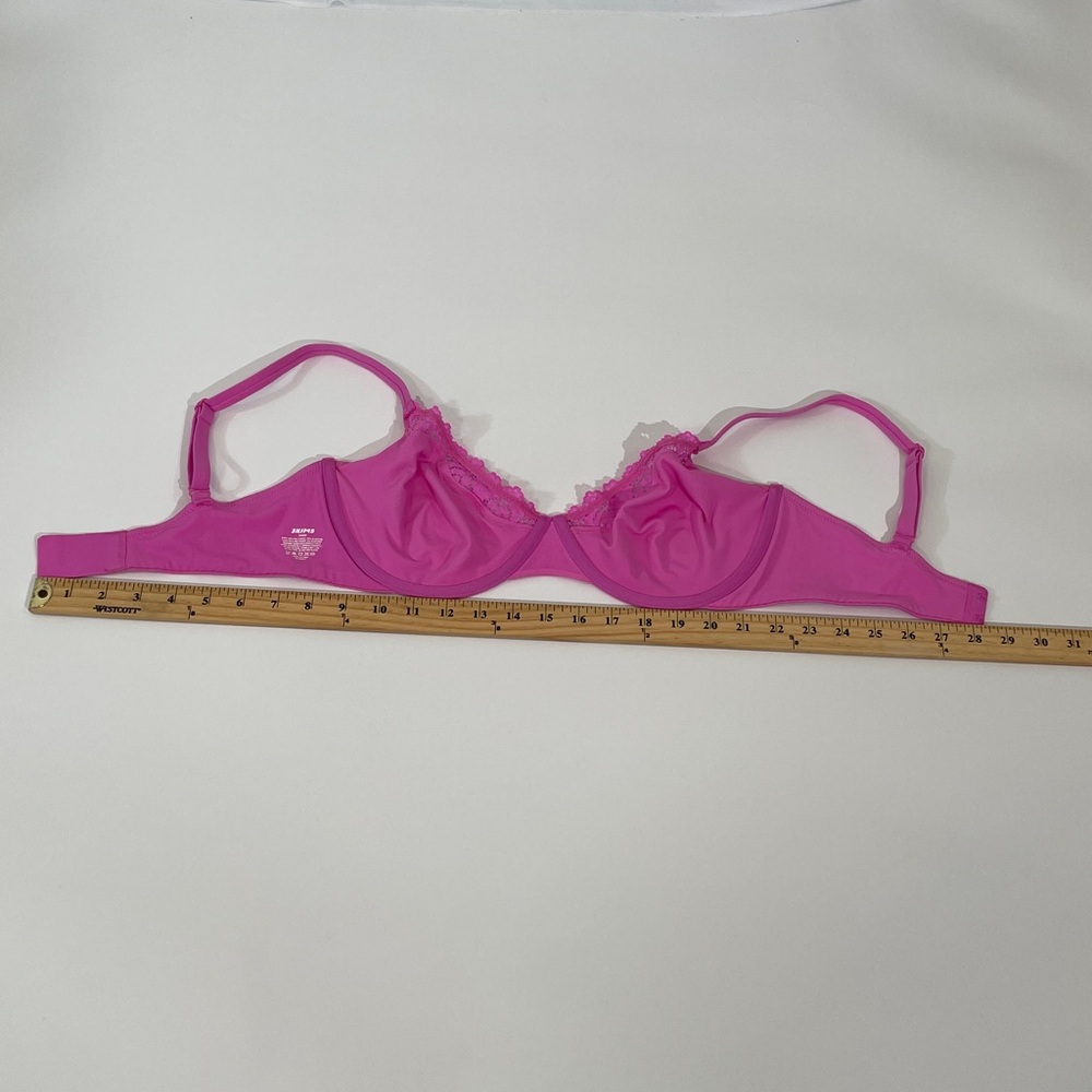 Skims Fits Everybody Unlined Underwire Lace Bra 34DDD Orchid NWOT - Picture 5 of 7